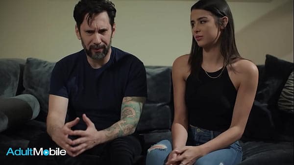 ADULTMOBILE - Hot Brunette Tells Her Step-Uncle Her Boyfriend Won’t Go Down On Her, So He Does It For Her