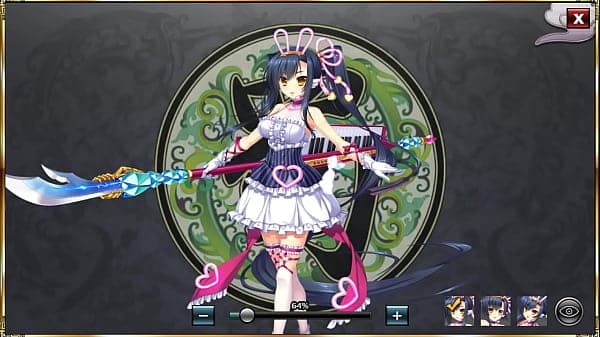 GIF 真恋姫夢想 天下統一伝 関羽(歌姫弐)