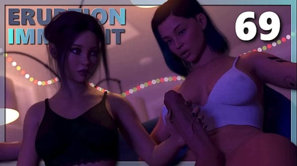 ERUPTION IMMINENT #69 • She takes good care of this giant, pulsating cock